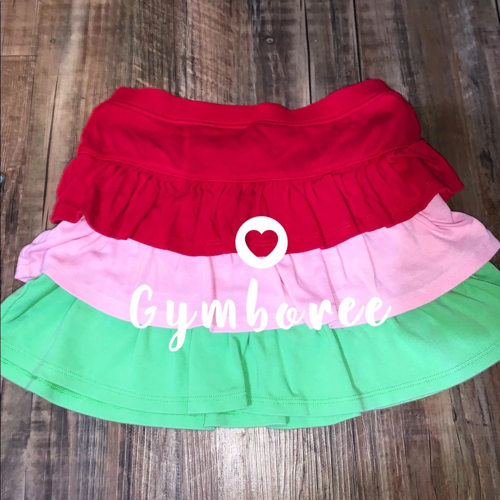 Gymboree tiered ruffle skirt watermelon 🍉 line